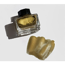 Тушь для рисования и каллиграфии "Малевичъ", 15 мл, металлик золото