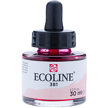 Жидкая акварель "ECOLINE", 381 красный пастельный, 30 мл