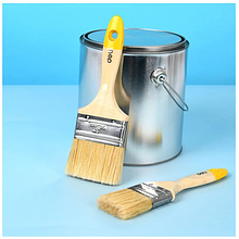 Кисть малярная плоская Deli YS EDL509123, 3"-75 мм, деревянная рукоятка, искусственная щетина