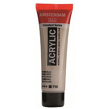 Краски акриловые "Amsterdam", 718 серый теплый, 20 мл, туба