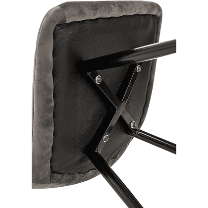 Стул Бюрократ "CH-K1", ткань, тёмно-серый, металл - 8