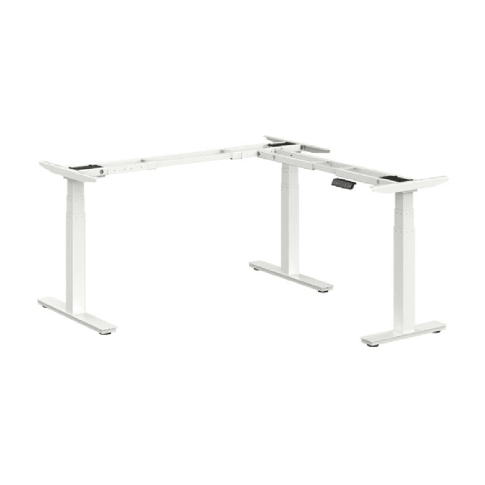 Каркас стола с электроприводом трехмоторный угловой AOKE "AK3YJYT-ZF3.90.WH", белый