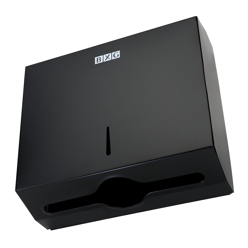 Диспенсер BXG-PD-5003B для полотенец листовых, металл, черный, матовый - 4