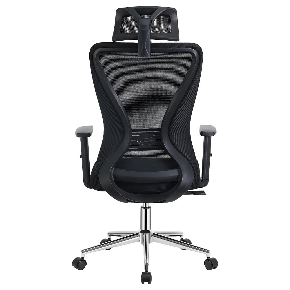 Кресло для руководителя EVERPROF "Joy", сетчатая ткань, металл, черный - 4