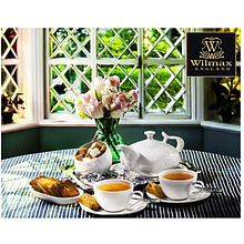 Чашка с блюдцем "WL-993000/1С", фарфор, 250 мл, белый