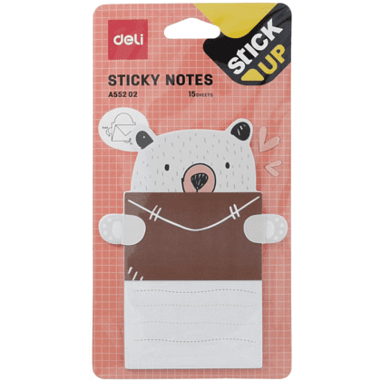 Бумага для заметок "Stick up", 76x101 мм, 15 листов, ассорти - 4