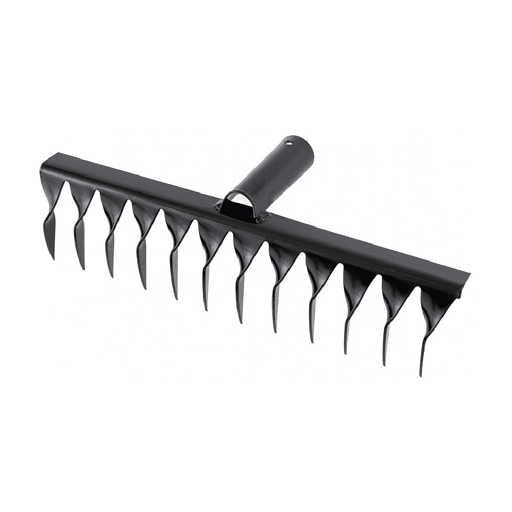 Грабли витые "ГВ-12", металлические, 12 зубьев, без черенка