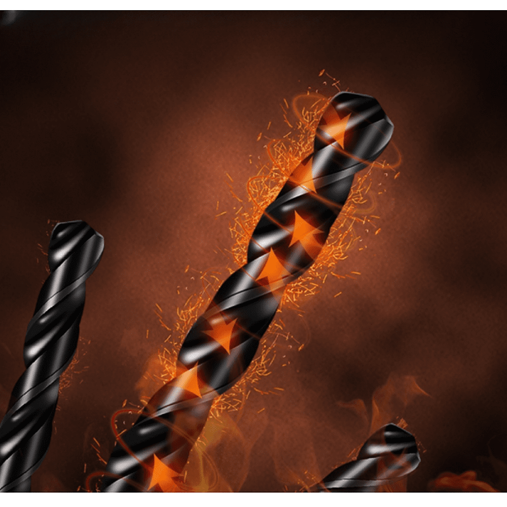 Набор сверел по металлу Deli RS EDH-MHZ025-ED1, 1-13 мм, DIN 338, 25 шт. - 5