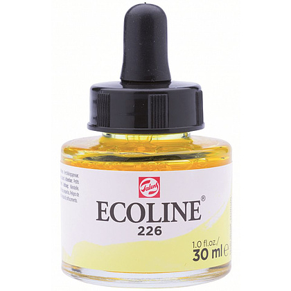 Жидкая акварель "ECOLINE", 226 желтый пастельный, 30 мл