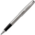 Ручка-роллер Parker "Sonnet Core Stainless Steel CT", 0.7 мм, серебристый, стерж. черный