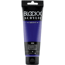Краски акриловые "Blockx", 956 ультрамарин фиолетовый, 120 мл