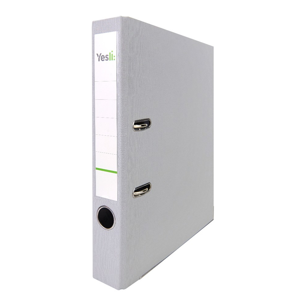 Папка-регистратор "Yesli:", А4, 50 мм, ПВХ, серый