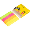 Закладки бумажные клейкие "Deli", 50x12 мм, 400 шт, ассорти - 3