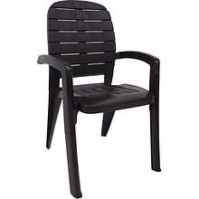 Кресло садовое "Прованс", пластик, шоколадный