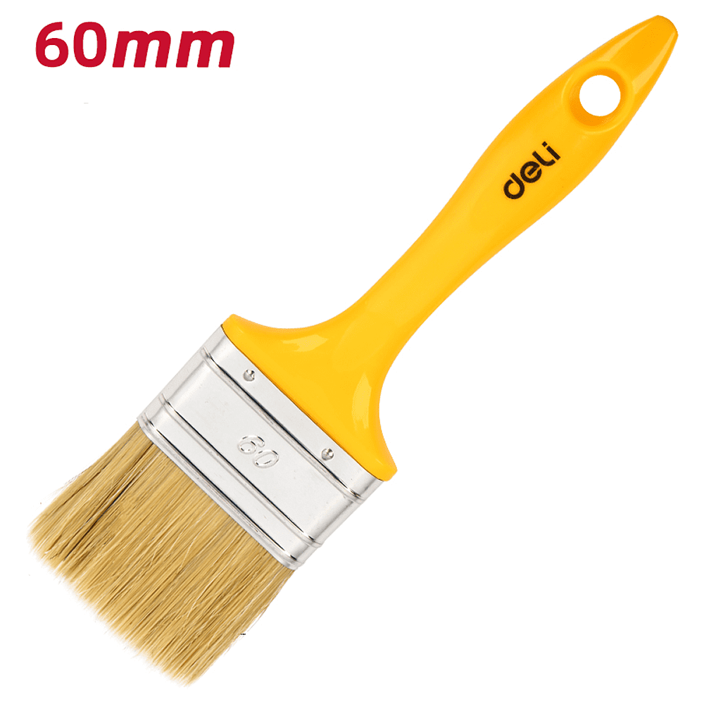 Кисть малярная Deli YS EDL509136, плоская, 2.4"-60 мм, смешанная щетина - 6