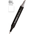 Маркер перманентный двусторонний "Sketchmarker Brush", BL блендер