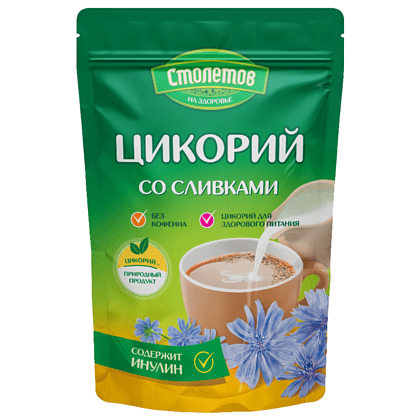 Цикорий "Столетов" со сливками, растворимый, 100 г