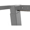 Каркас стола с электроприводом одномоторный 2-х ступенчатый "Waltz A2Y-RH-SLN", USB зарядка, серый - 4