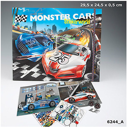 Раскраска "Monster Cars" - 2