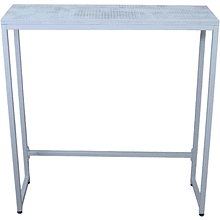 Стол консольный RION ALLERD, белый муар, Энигма