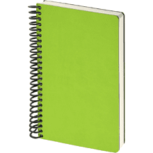 Ежедневник недатированный "Agenda", А5, на спирали, салатовый