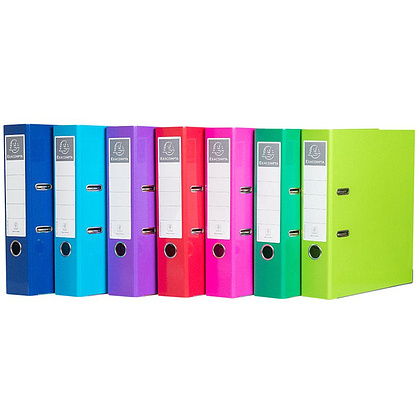 Папка-регистратор "Exacompta", A4, 70 мм, ламинированный картон, салатовый - 3