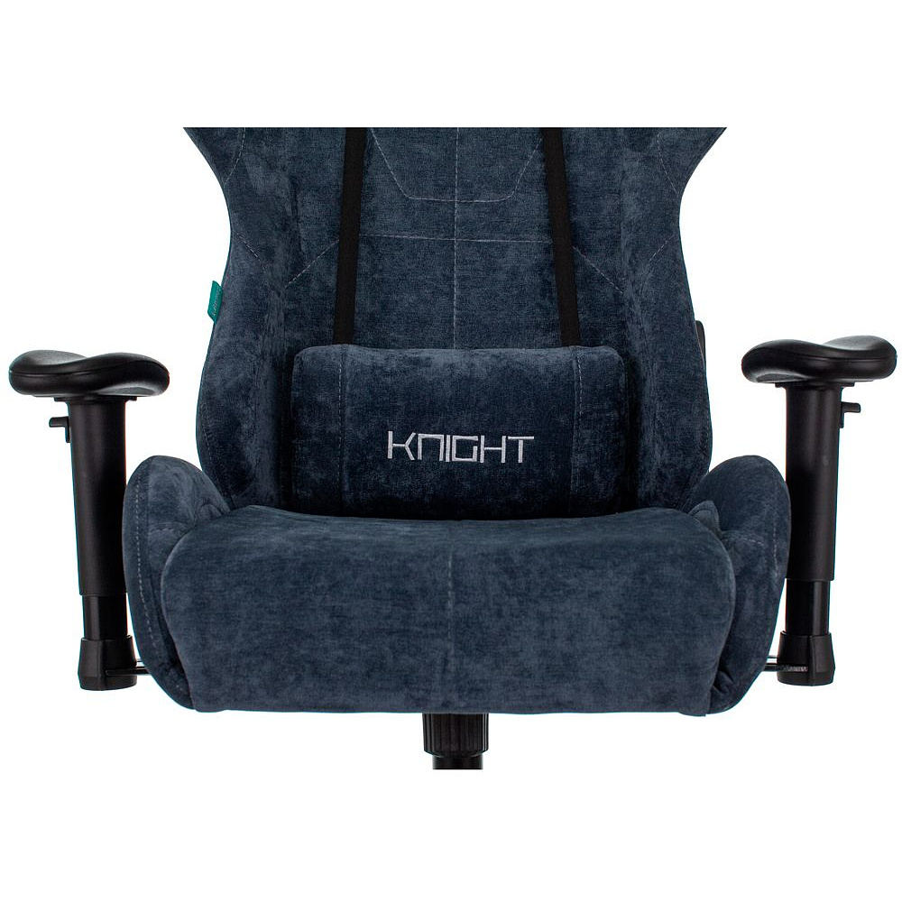 Кресло игровое Zombie "VIKING KNIGHT Fabric", ткань, металл, синий - 11