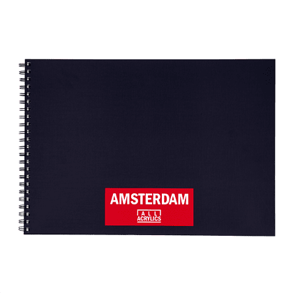 Скетчбук "Amsterdam", A3, 250 г/м2, 30 листов, черный