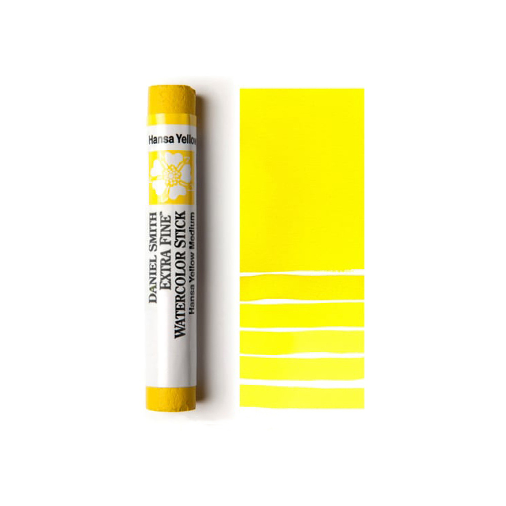 Стик акварельный "Daniel Smith", ганза желтая средняя, 12 мл