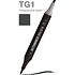 Маркер перманентный двусторонний "Sketchmarker Brush", TG1 тонированный серый 1
