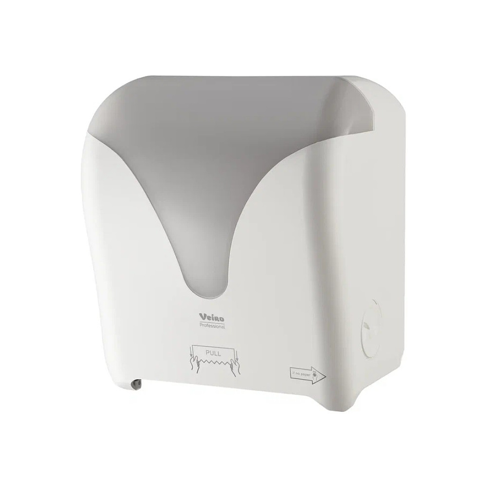 Диспенсер для полотенец рулонных "VEIRO Professional POD", пластик, белый - 7