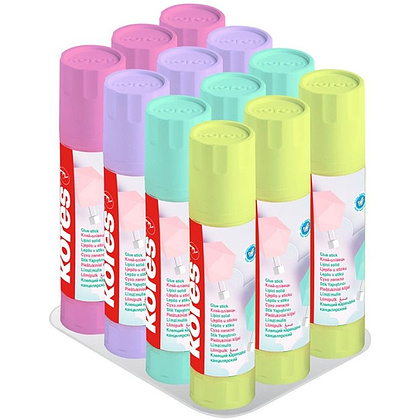 Клей-карандаш "Kores Pastel", 20 г - 2