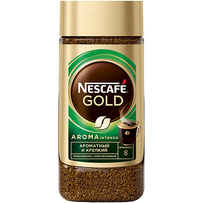 Кофе "Nescafe Gold Aroma Intenso", растворимый, 170 г