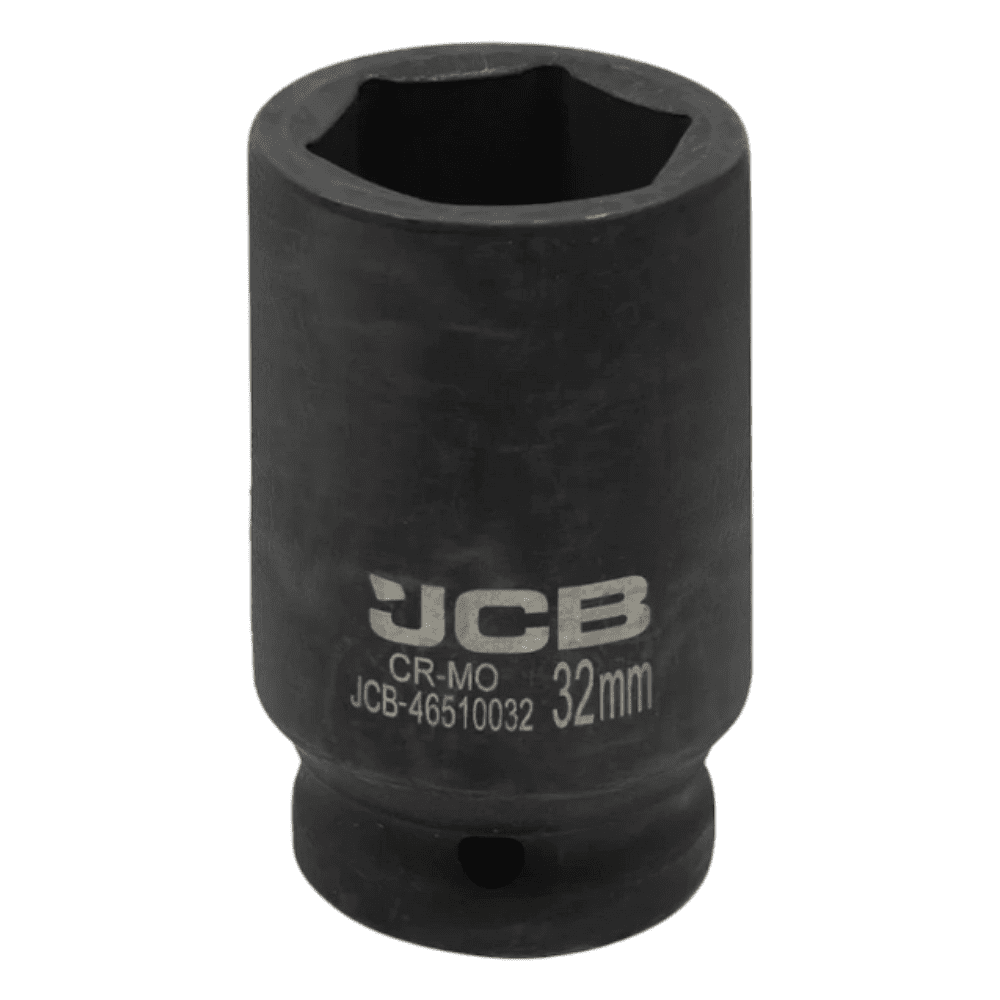 Головка ударная шестигранная глубокая JCB-46510032 3/4", 32 мм