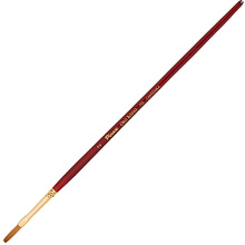 Кисть для рисования "Pinax ORO ROSSO", синтетика, плоская, удлиненная, №2