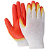 Перчатки трикотажные х/б,  двойной латексный облив, 13 кл. вязки, красный
