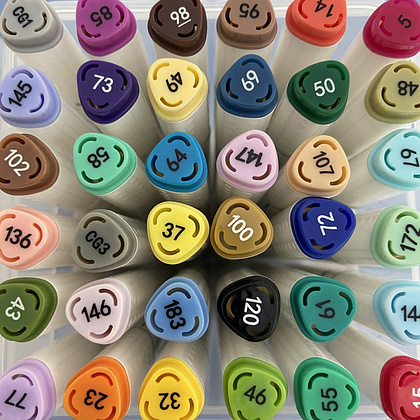Набор двусторонних маркеров для скетчинга "Sketch&Art", 36 цветов - 7