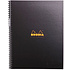 Блокнот "Rhodia", А4+, 80 листов, в клетку, черный