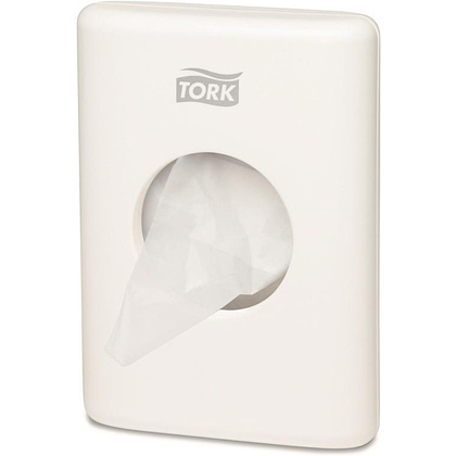 Держатель для гигиенических пакетов "Tork B5", пластик, белый (566000)