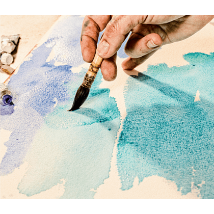 Бумага для акварели "Van Gogh", 24х32 см, 300 г/м2, 12 листов - 3