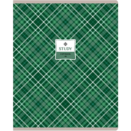 Тетрадь "Study", А5, 48 листов, в клетку, ассорти - 6