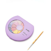 Краски акварельные "Himi", набор, 24 цвета, фиолетовый футляр