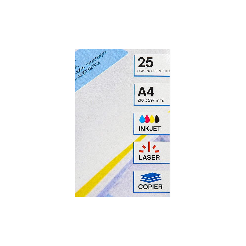 Самоклеящиеся этикетки универсальные "Apli", 38x21.2 мм, 25 листов, 65 шт, белый - 2