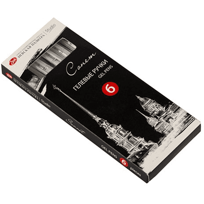 Ручка гелевая "Сонет", 1 мм, белая - 4