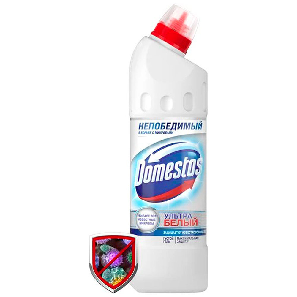 Средство чистящее для туалета "Domestos", ультра белый, 1 л