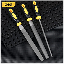 Набор напильников Deli YS EDL352083, 3 шт, 200 мм, черный, желтый