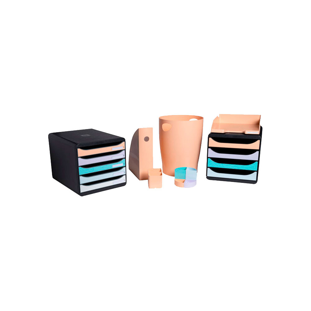 Модуль для бумаги горизонтальный "Aquarel", зеленая пастель - 4