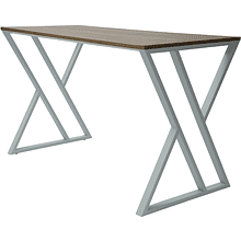 Стол письменный ALLERD GEON, белый муар, Дуб Нокс