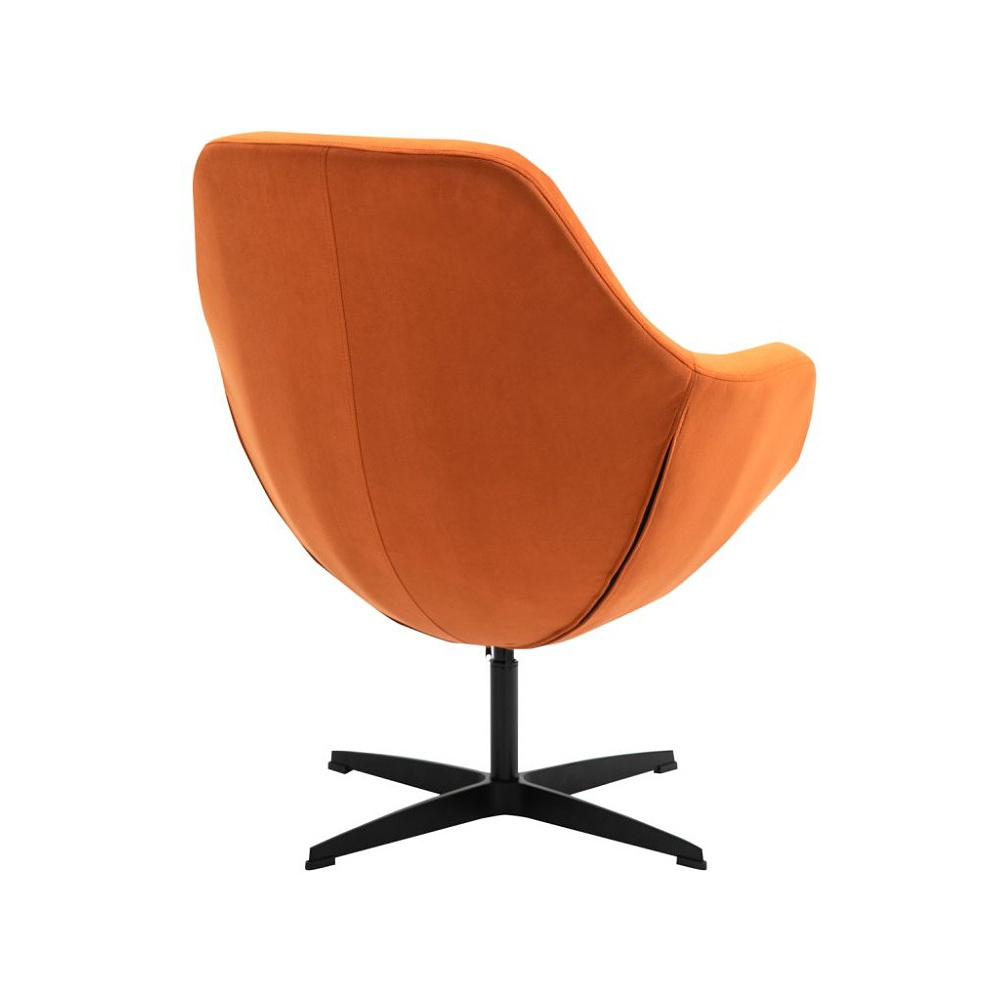 Кресло мягкое EVERPROF Rocky, ткань, оранжевый, металл - 4