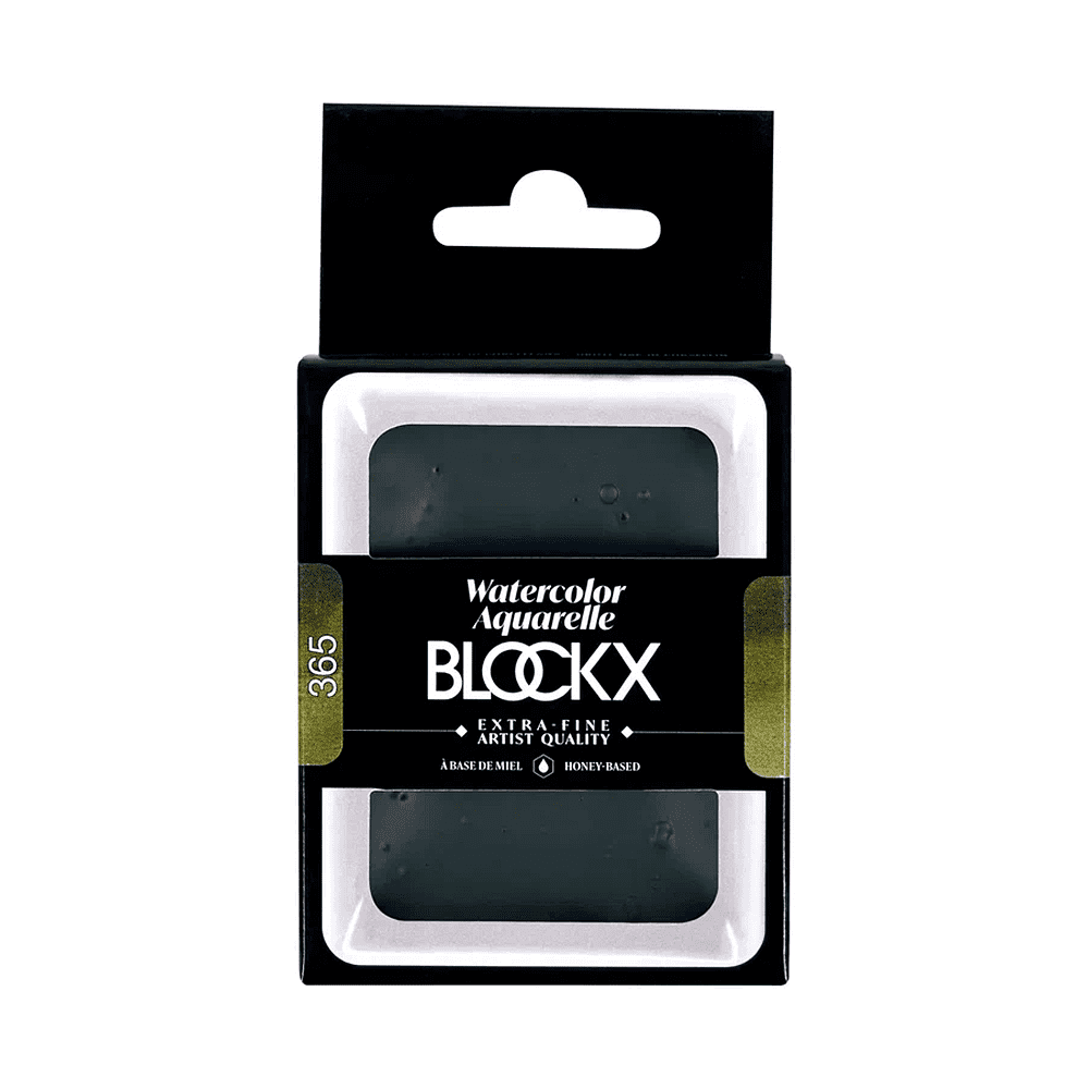 Краски акварельные "Blockx. Giant pan", 365 оливковый зеленый, 18 мл., кювета